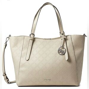 Nine West Cream Tote Structured Elegance